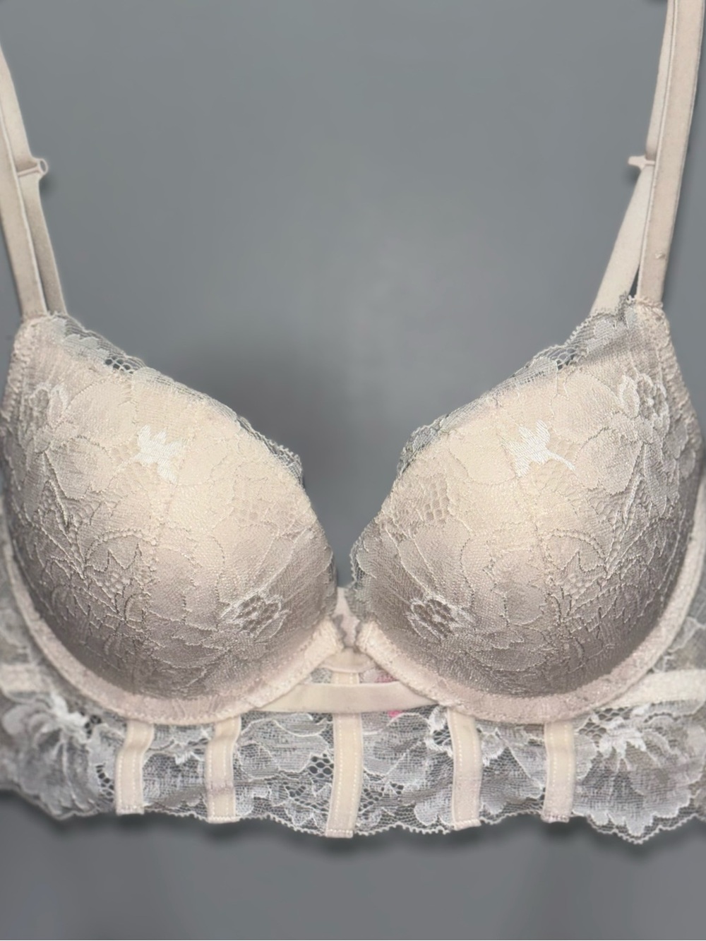 La Senza Beyond Sexy Lace Pushup Bra - Ivory